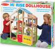 Hi-Rise Wooden Dollhouse and Furniture Set