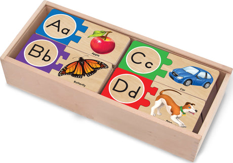 Self-Correcting Alphabet Letter Puzzles