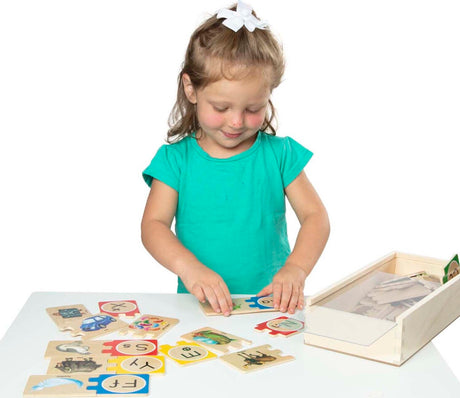 Self-Correcting Alphabet Letter Puzzles
