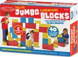 Deluxe Jumbo Cardboard Blocks - 40 Pieces