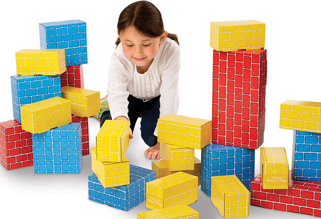 Deluxe Jumbo Cardboard Blocks - 40 Pieces