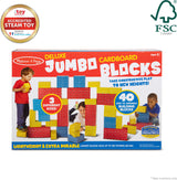 Deluxe Jumbo Cardboard Blocks - 40 Pieces