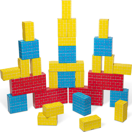 Deluxe Jumbo Cardboard Blocks - 40 Pieces