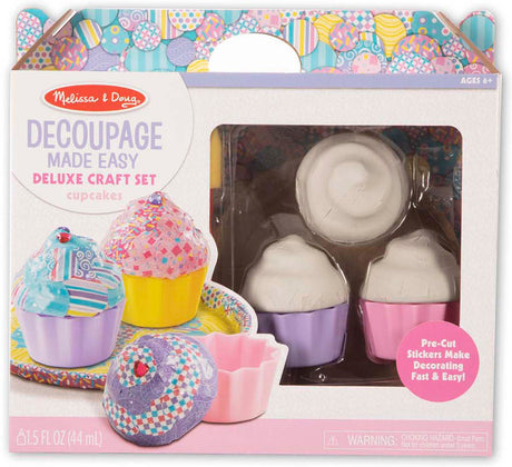 Decoupage Made Easy Deluxe Craft Set - Cupcakes