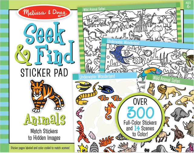 Seek & Find Sticker Pad- Animal