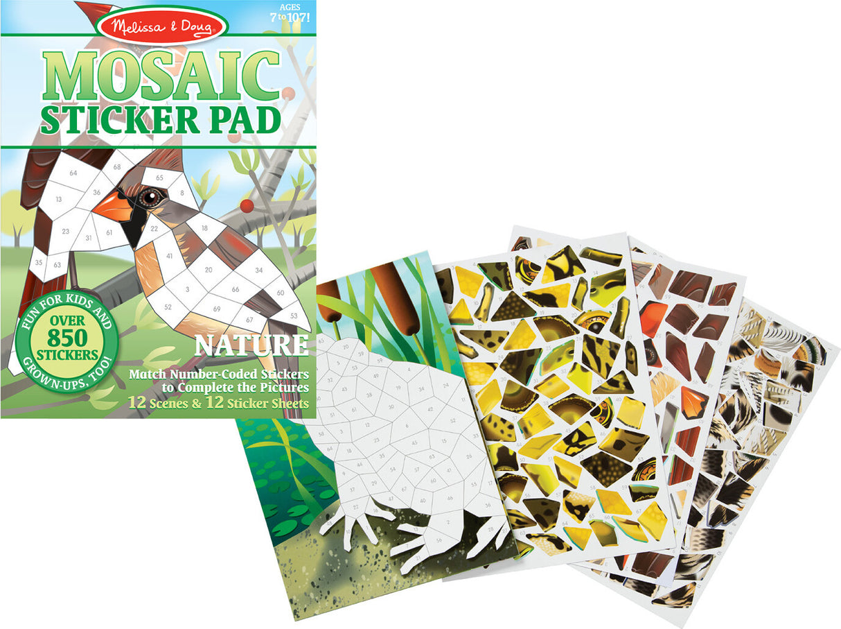 Mosaic Sticker Pad - Nature