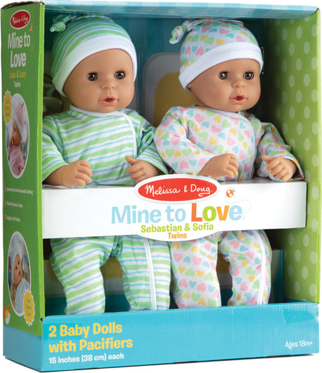 Sebastian & Sofia Twin Dolls (Hispanic)