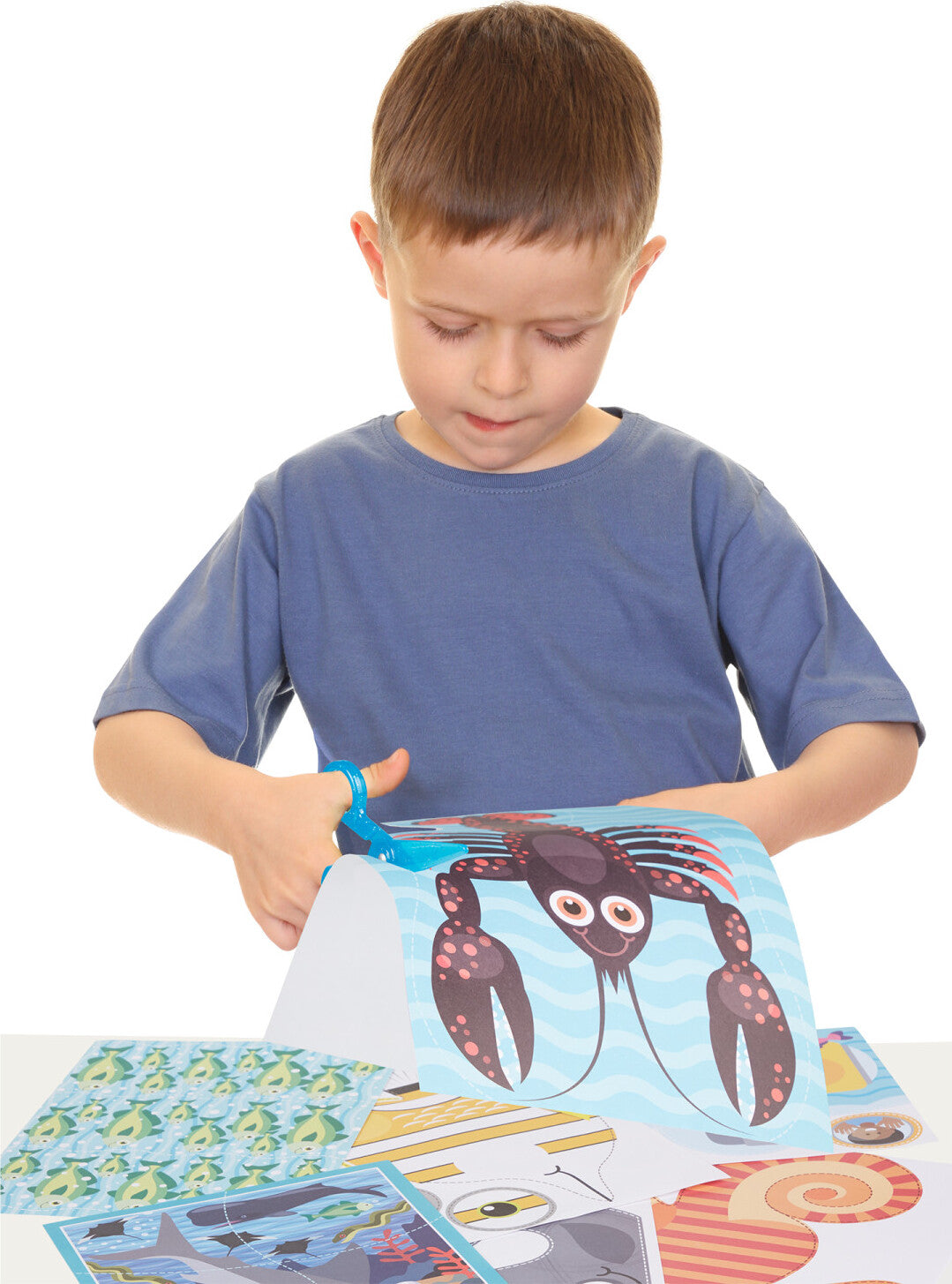 Scissor Skills Sea Life Activity Pad