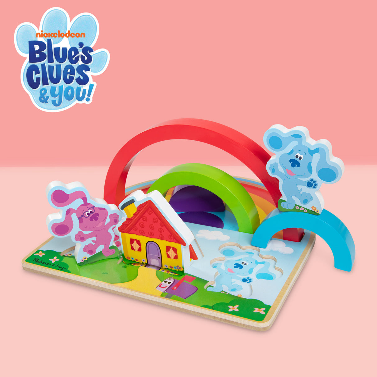 Blues Clues Rainbow Stacker Puzzle