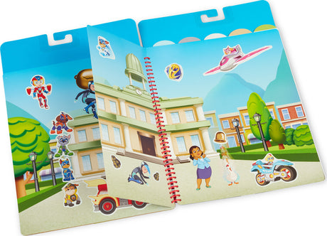 Paw Patrol Restickable Stickers Flip-Flap Pad - Adventure Bay