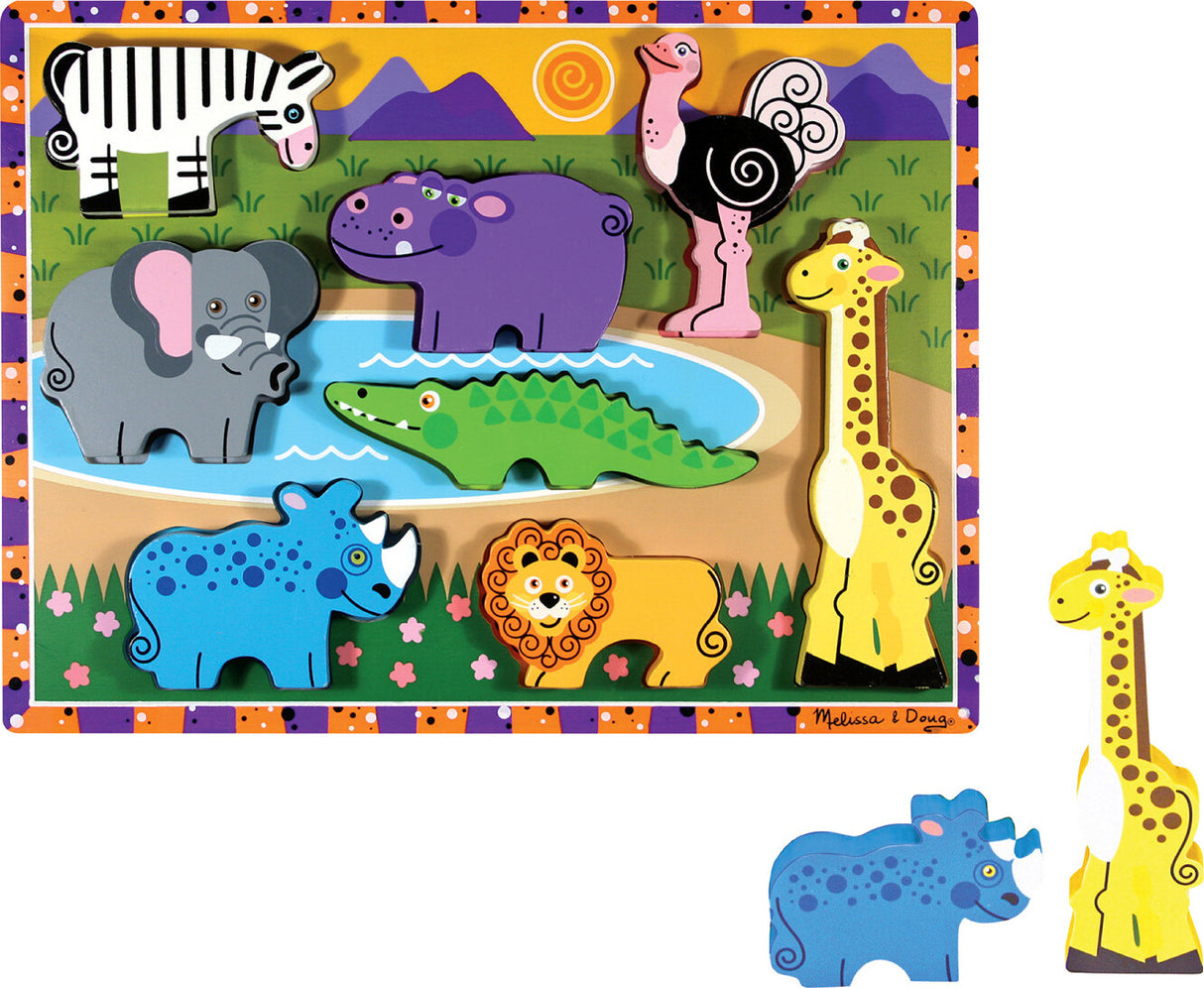 Safari Chunky Puzzle - 8 Pieces