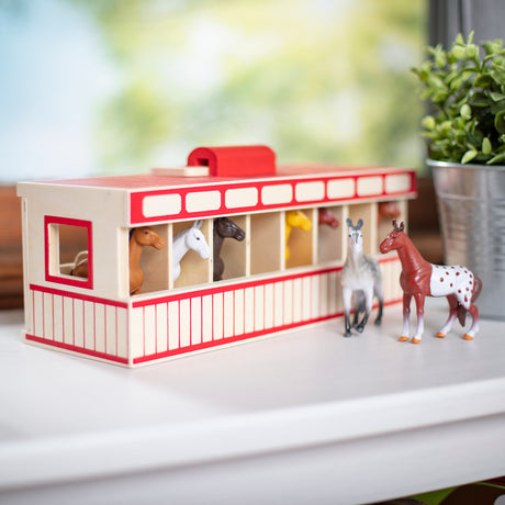 Take-Along Show-Horse Stable Play Set