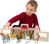 Take-Along Show-Horse Stable Play Set