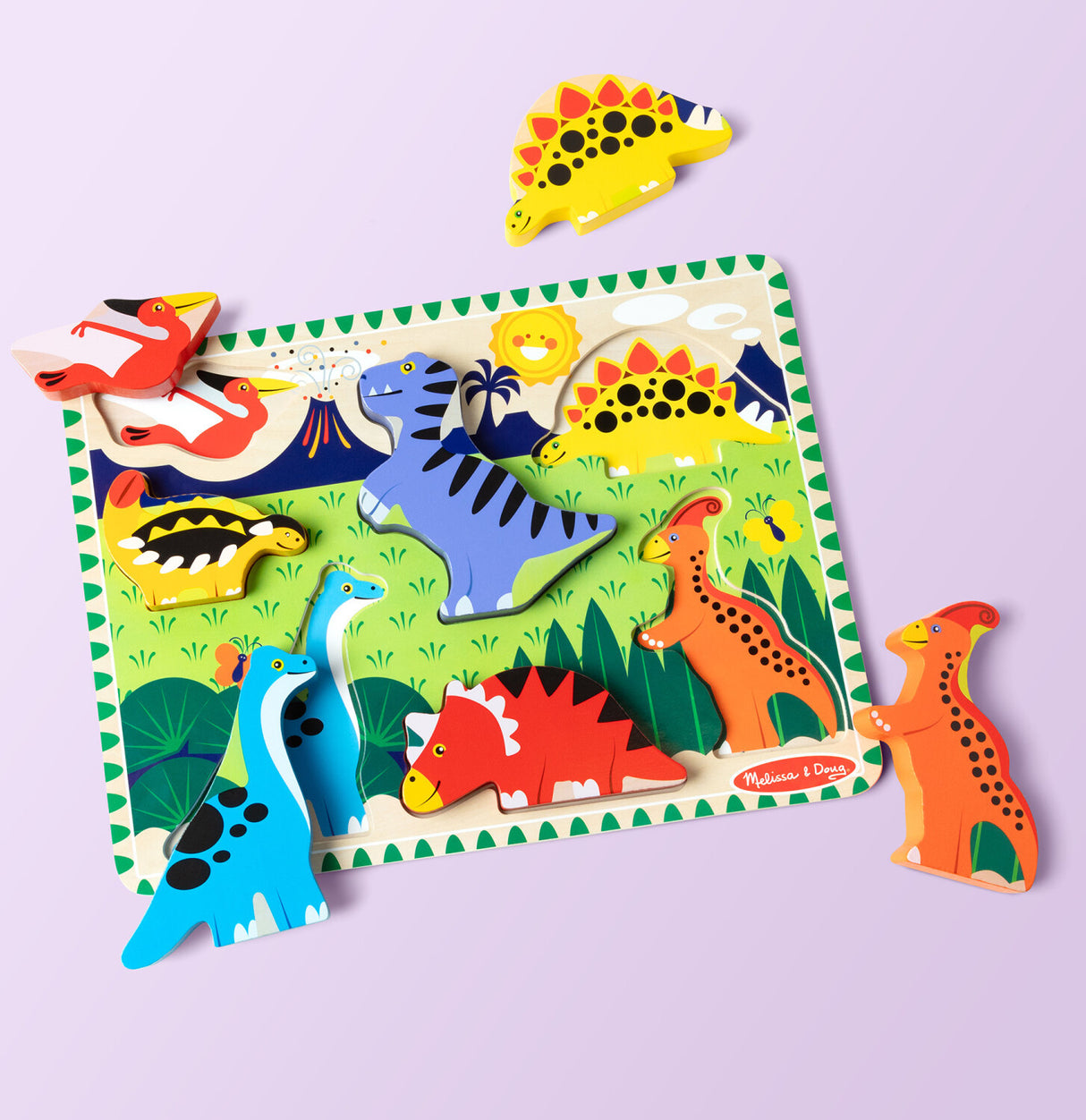 Dinosaurs Chunky Puzzle - 7 Pieces