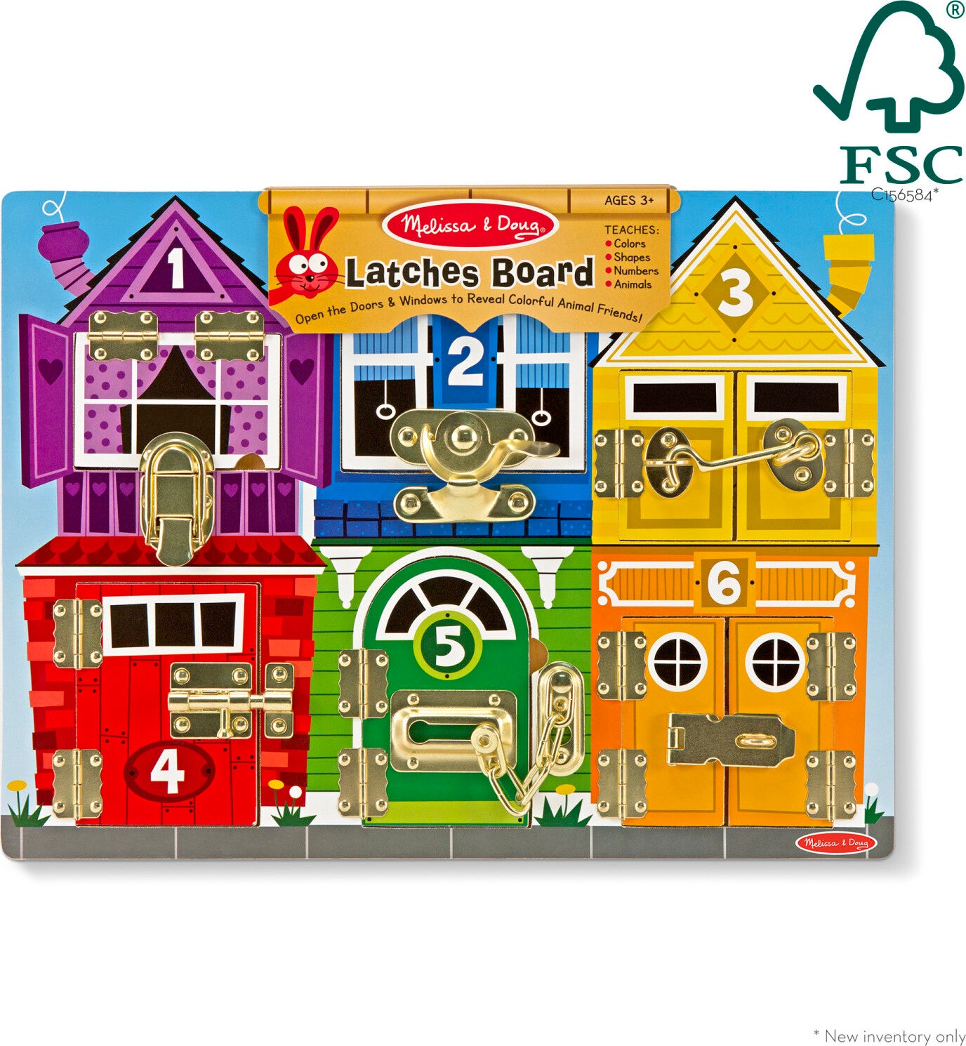 Wooden Latches Board – Toys on the Square