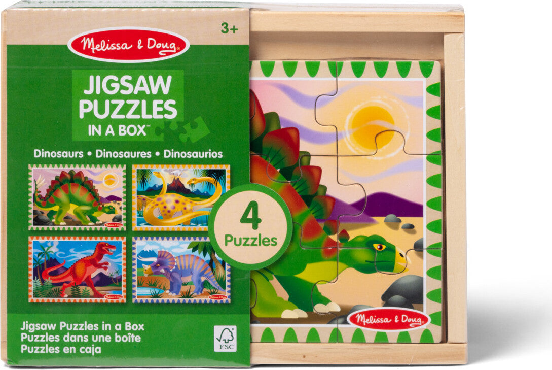 Dinosaur Jigsaw Puzzles in a Box