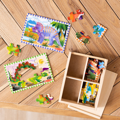 Dinosaur Jigsaw Puzzles in a Box