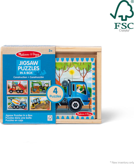 Construction Jigsaw Puzzles in a Box