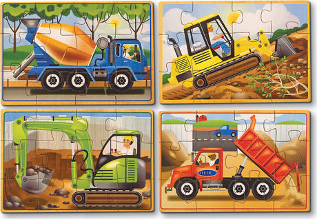 Construction Jigsaw Puzzles in a Box