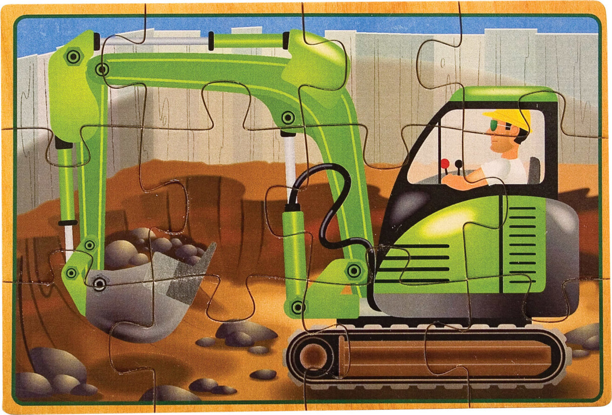 Construction Jigsaw Puzzles in a Box