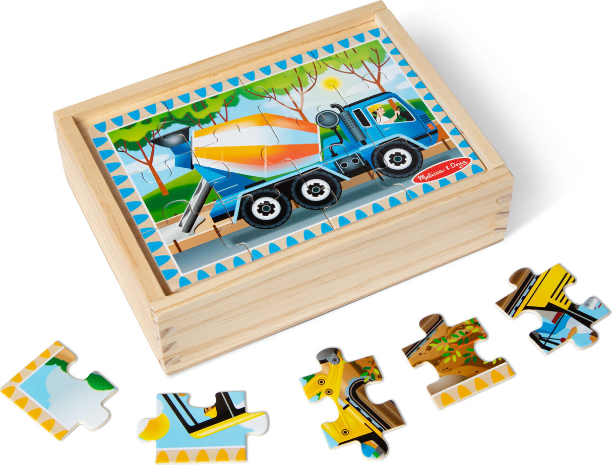 Construction Jigsaw Puzzles in a Box