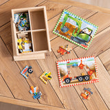 Construction Jigsaw Puzzles in a Box