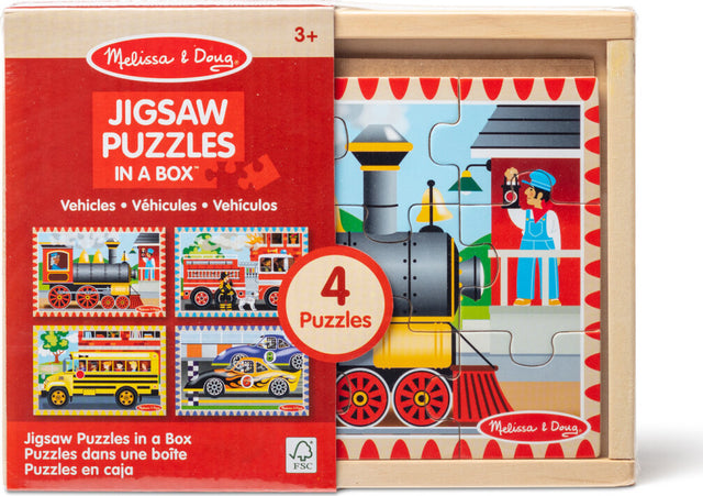 Vehicles Jigsaw Puzzles in a Box