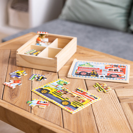 Vehicles Jigsaw Puzzles in a Box