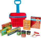 Fill & Roll Grocery Basket Play Set