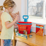 Fill & Roll Grocery Basket Play Set