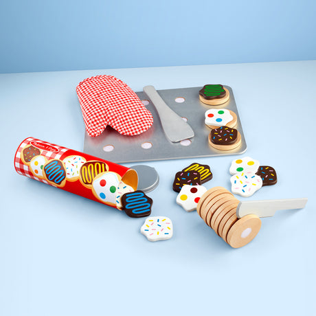 Slice and Bake Cookie Set - Wooden Play Food