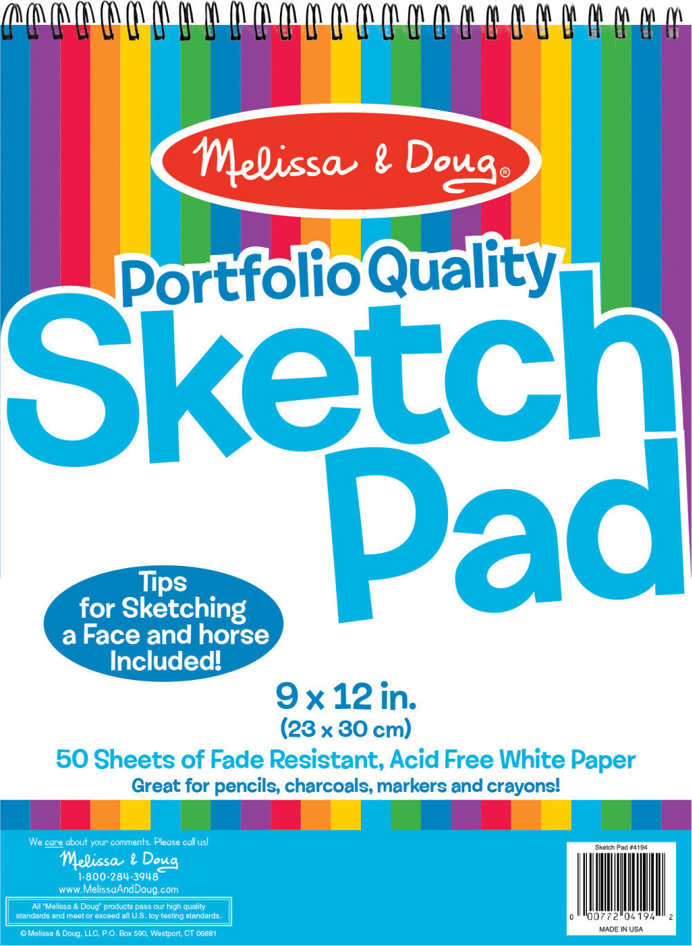 Quality Spiral-Bound Sketch Pad