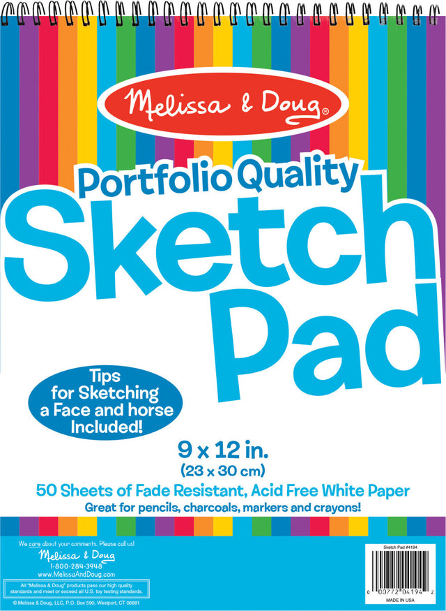 Quality Spiral-Bound Sketch Pad