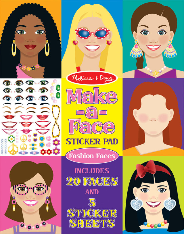 Make-A-Face Sticker Pad