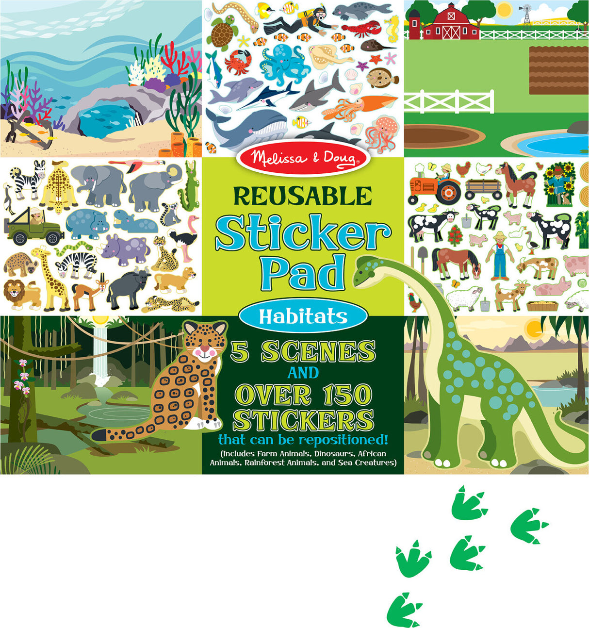 Reusable Sticker Pad - Habitats