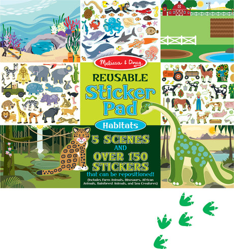 Reusable Sticker Pad - Habitats