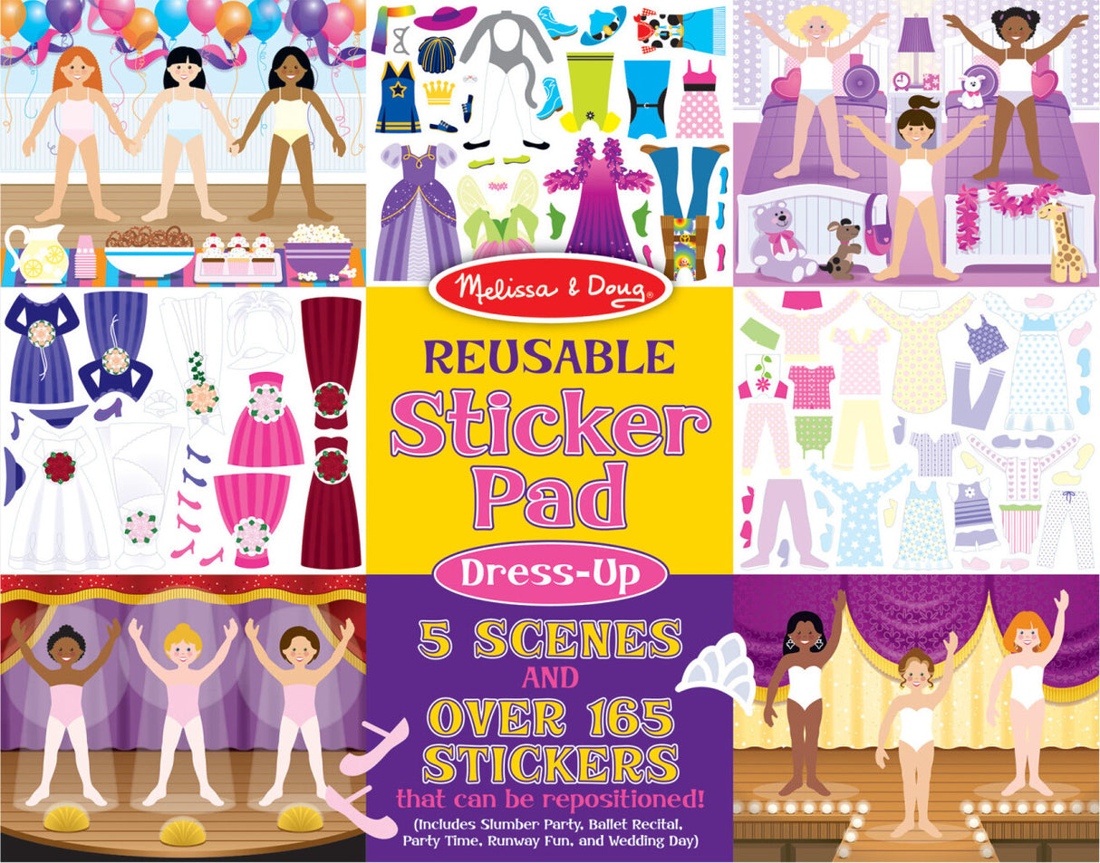 Reusable Sticker Pad - Dress-Up