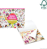 Sticker Collection Book: 500+ Stickers - Princesses, Tea Party, Animals, and More