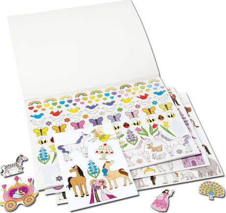 Sticker Collection Book: 500+ Stickers - Princesses, Tea Party, Animals, and More