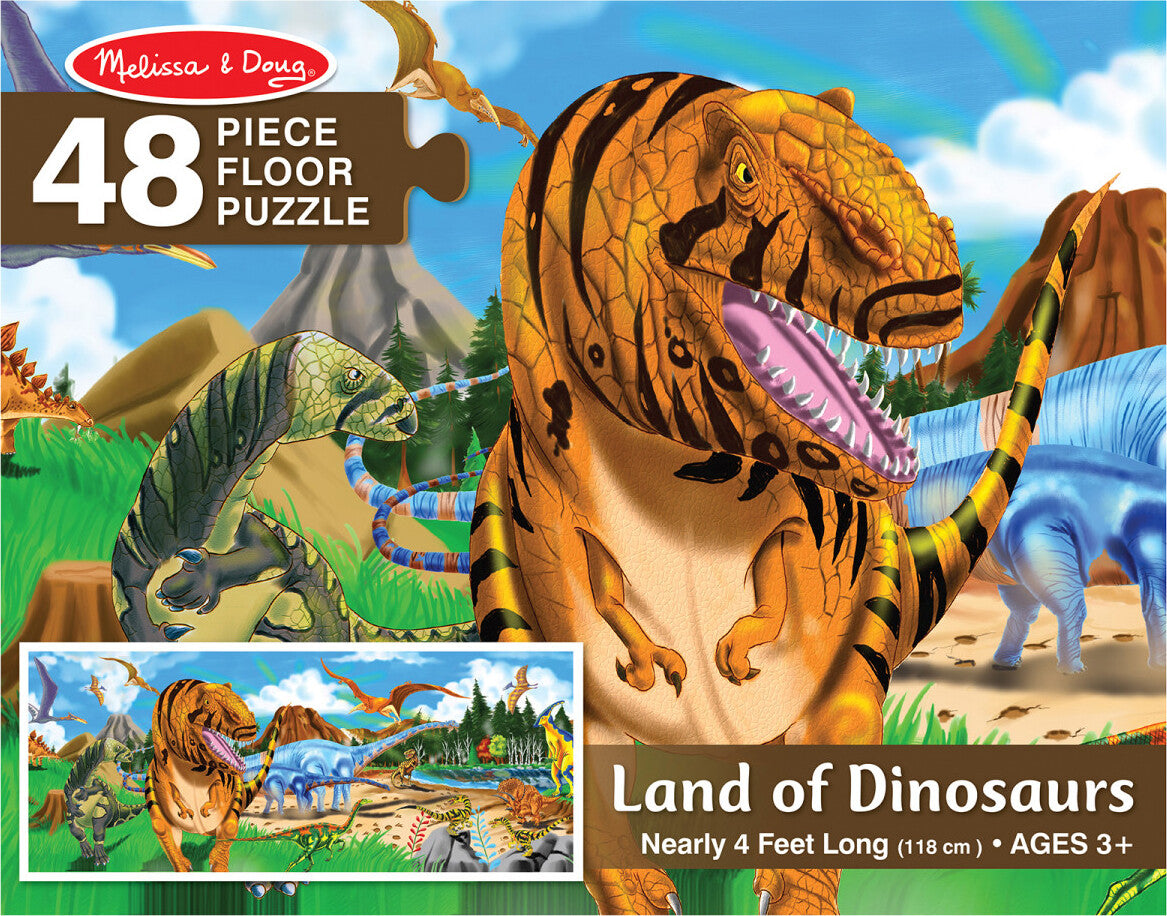 Land of Dinosaurs Floor Puzzle - 48 Pieces