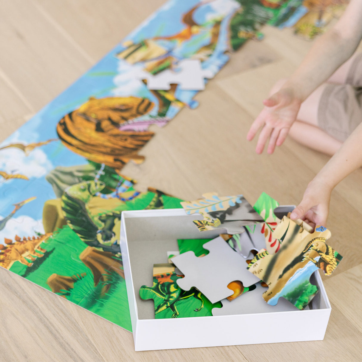 Land of Dinosaurs Floor Puzzle - 48 Pieces