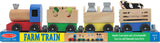 Wooden Farm Train Toy Set