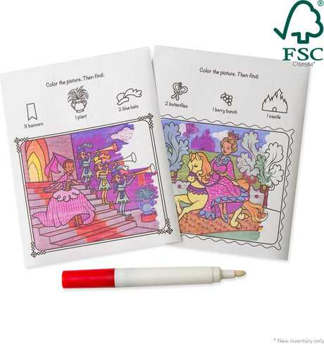 On the Go ColorBlast No-Mess Coloring Pad - Princess