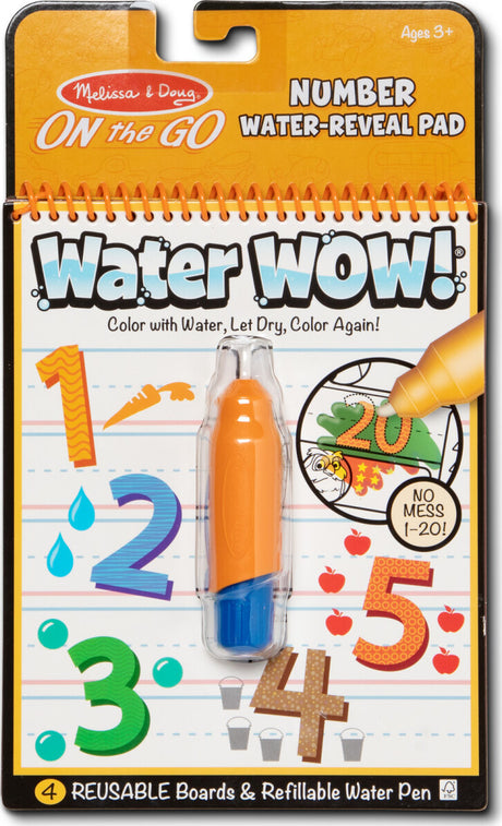 Water Wow! Numbers - On the Go Travel Activity