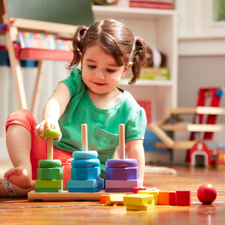 Geometric Stacker Toddler Toy