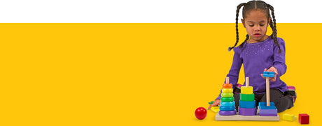 Geometric Stacker Toddler Toy