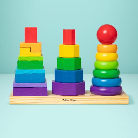 Geometric Stacker Toddler Toy