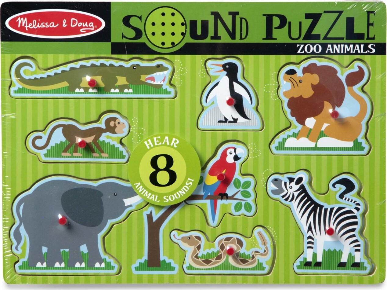 Zoo Animals Sound Puzzle (previously item # 727) – Toys on the Square