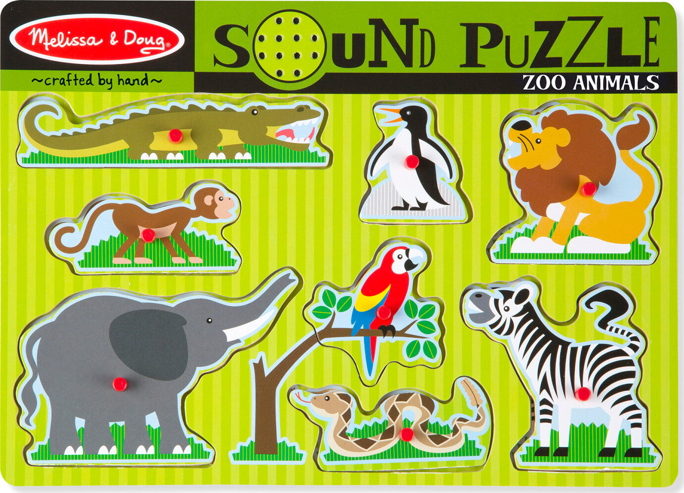 Zoo Animals Sound Puzzle (previously item # 727) – Toys on the Square