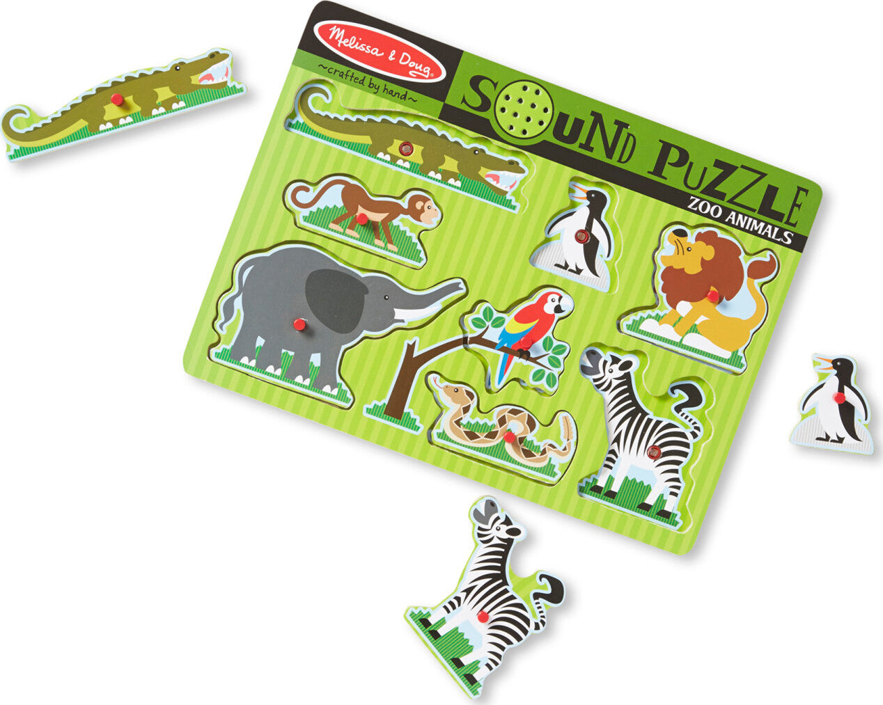 Zoo Animals Sound Puzzle (previously item # 727) – Toys on the Square